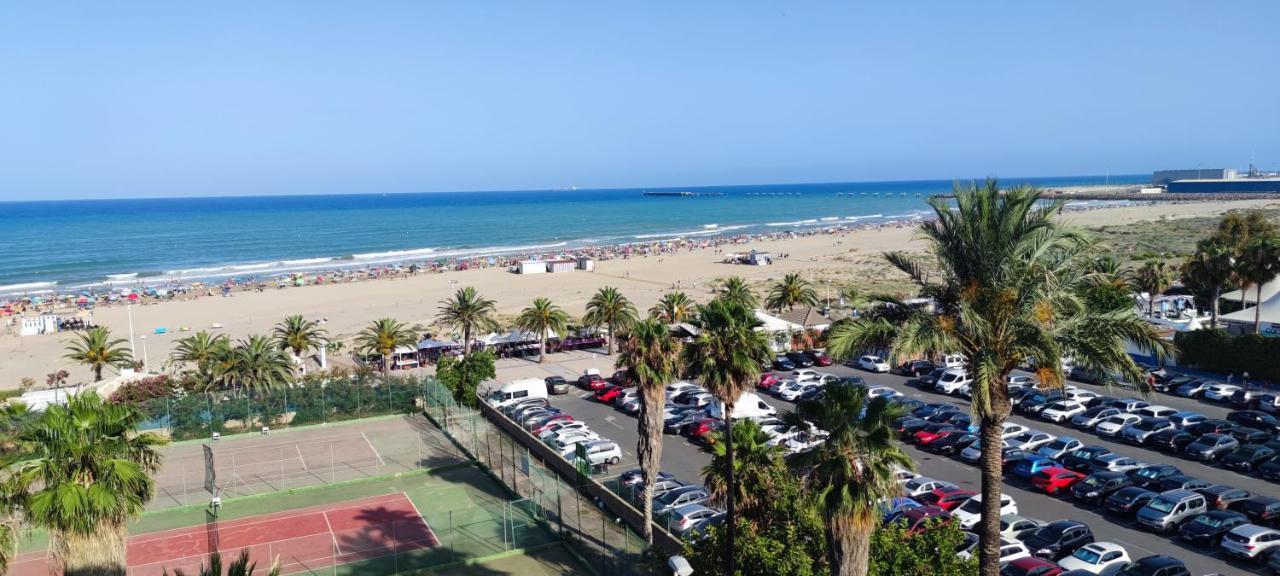 Ferienwohnung Vistas Espectaculares 1ª Linea Playa, Wifi, Ascensor Sagunto Exterior foto